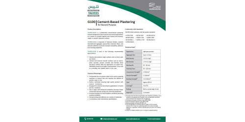 TALYEES TECHNICAL DATA SHEET